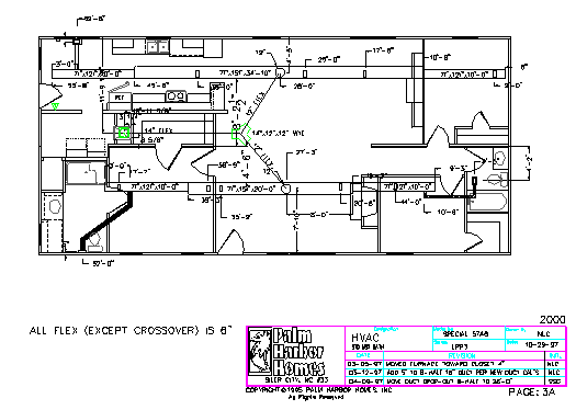 Figure 2 . Floor Plan and HVAC Layout for the Energy Efficient (ENERGY 
